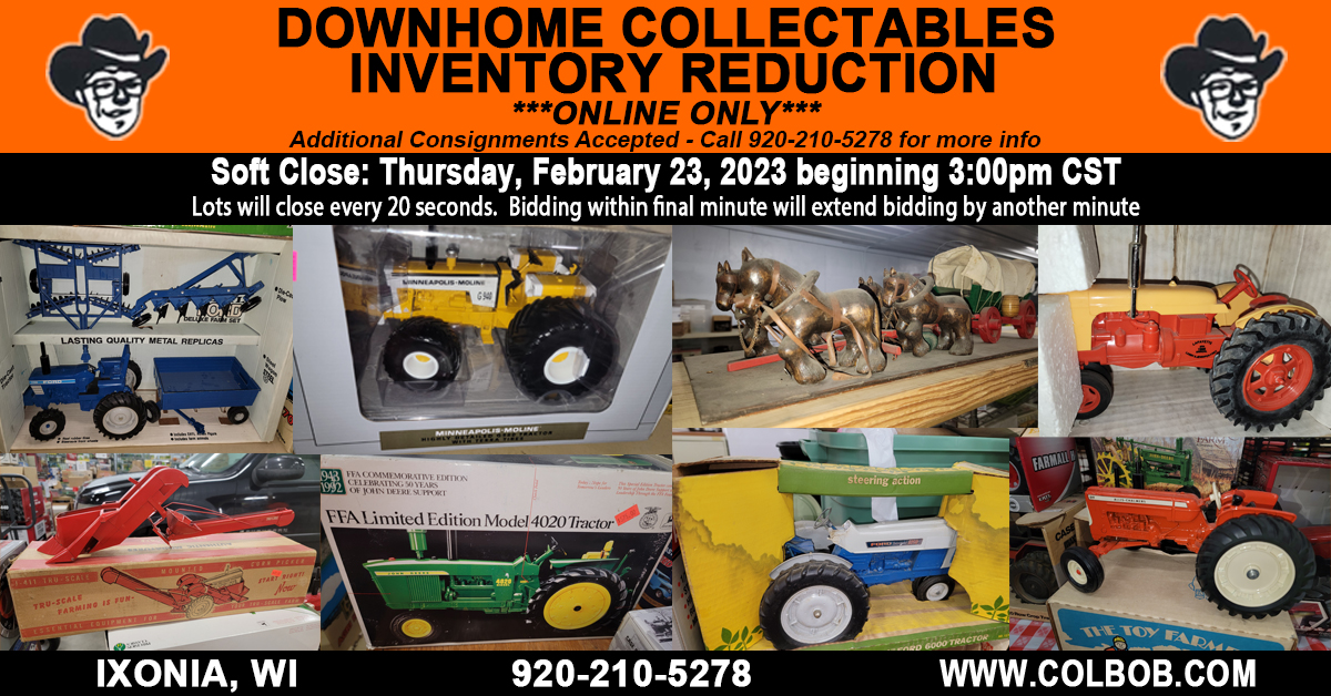 Downhome Collectables Inventory Reduction